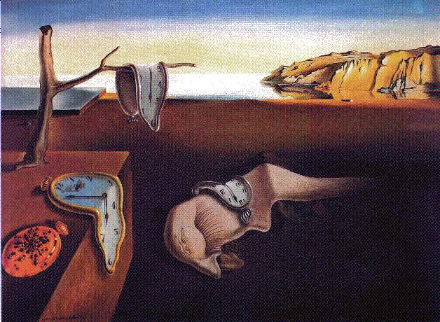 The Persistence of Time by Salvadore Dali